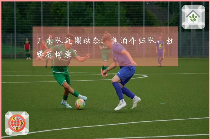 广东队近期动态：焦泊乔归队，杜锋有悔意？